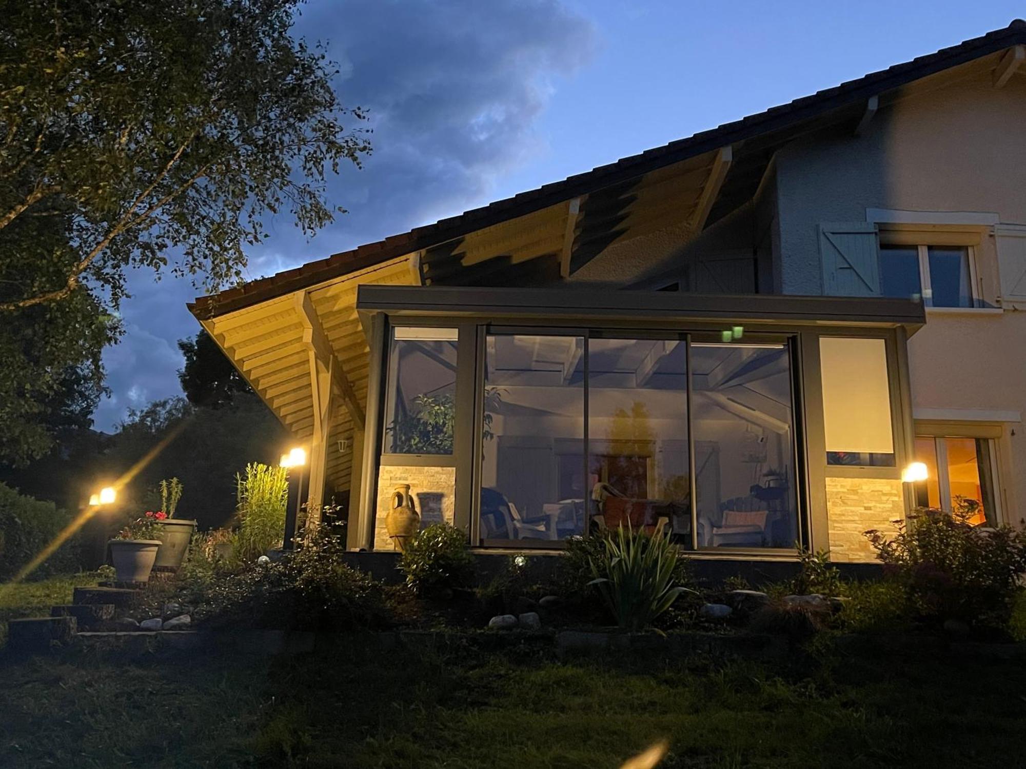 Chalet Du Montblanc 4 Pers Max Gex Buitenkant foto